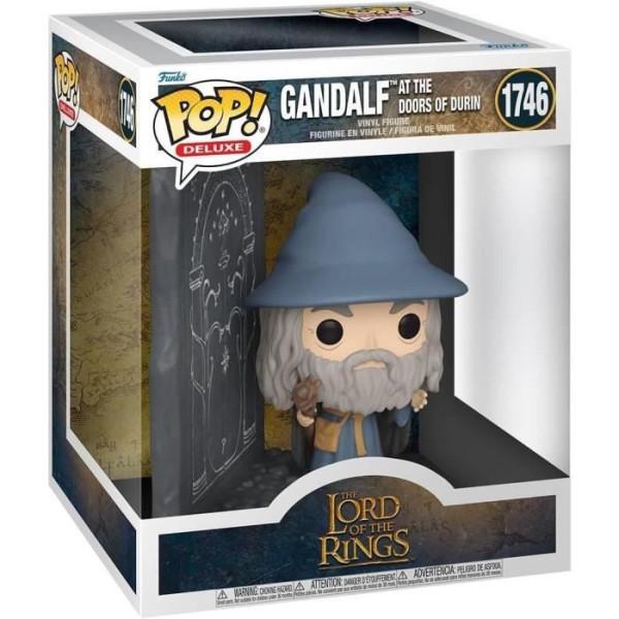 Funko Figurine - Funko - Gandalf aux Portes de Durin - Deluxe - 9,5 cm - Glow in the Dark