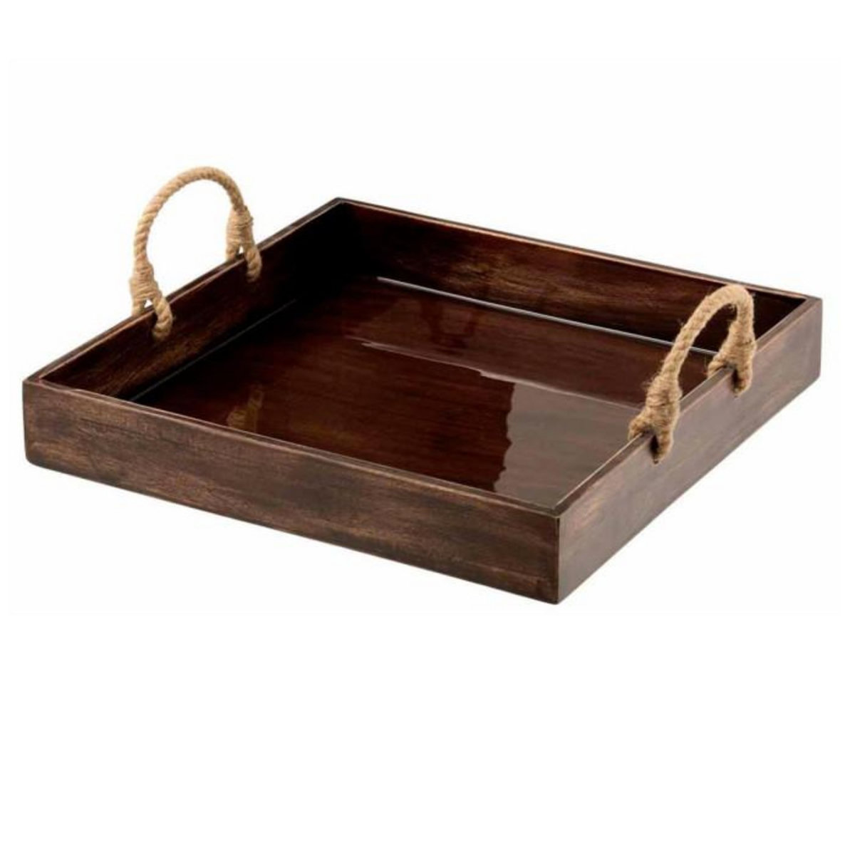 Paris Prix Plateau de Présentation en Bois  Pyra  52cm Marron