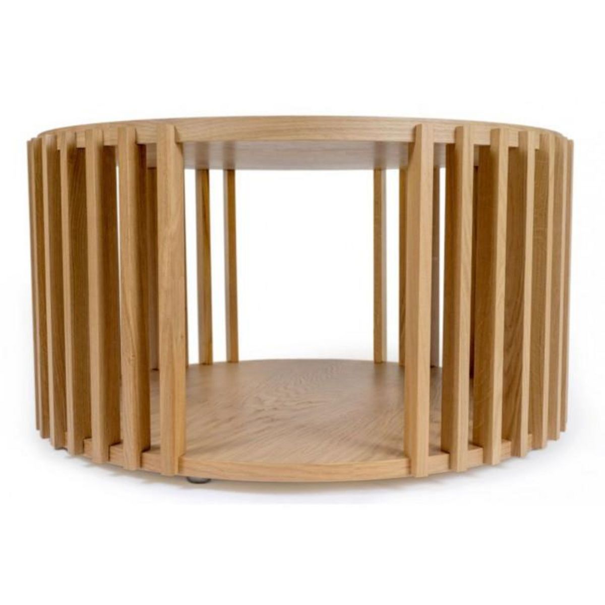 Paris Prix Table Basse Ronde Design  Drume  83cm Chêne