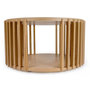 Voir la diapositive 3 : Paris Prix Table Basse Ronde Design  Drume  83cm Chêne