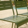 Voir la diapositive 6 : CONCEPT USINE Lot de 2 chaises de jardin empilables vertes BERGAME