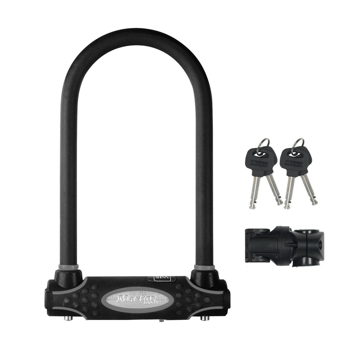 Master lock Antivol Vélo U [A Clé] [Support de Vélo Universel] [Antivol Certifié] 8195EURDPRO