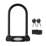 Master lock Antivol Vélo U [A Clé] [Support de Vélo Universel] [Antivol Certifié] 8195EURDPRO