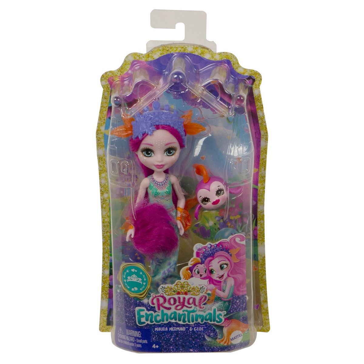 MATTEL Mini-Poupée Enchantimals - Maura Sirène et Glide