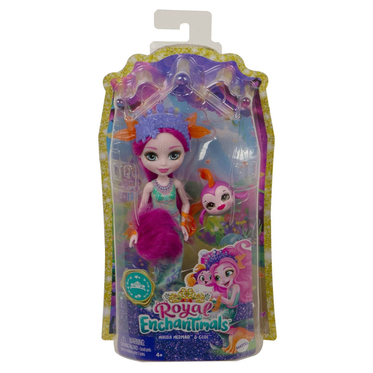 MATTEL Mini-Poupée Enchantimals - Maura Sirène et Glide
