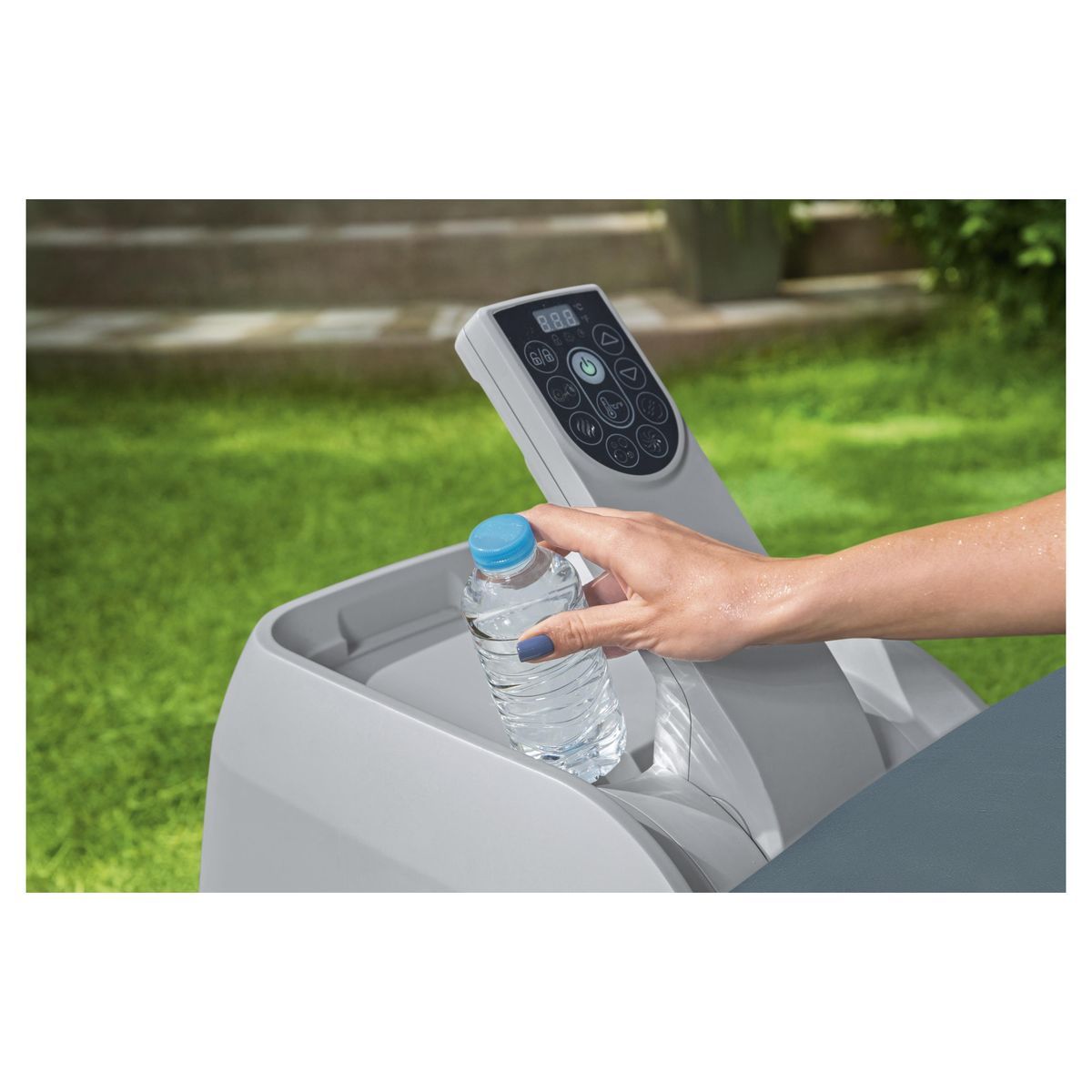 BESTWAY Spa gonflable carré 4-6 places Hawaii Hydrojet Pro