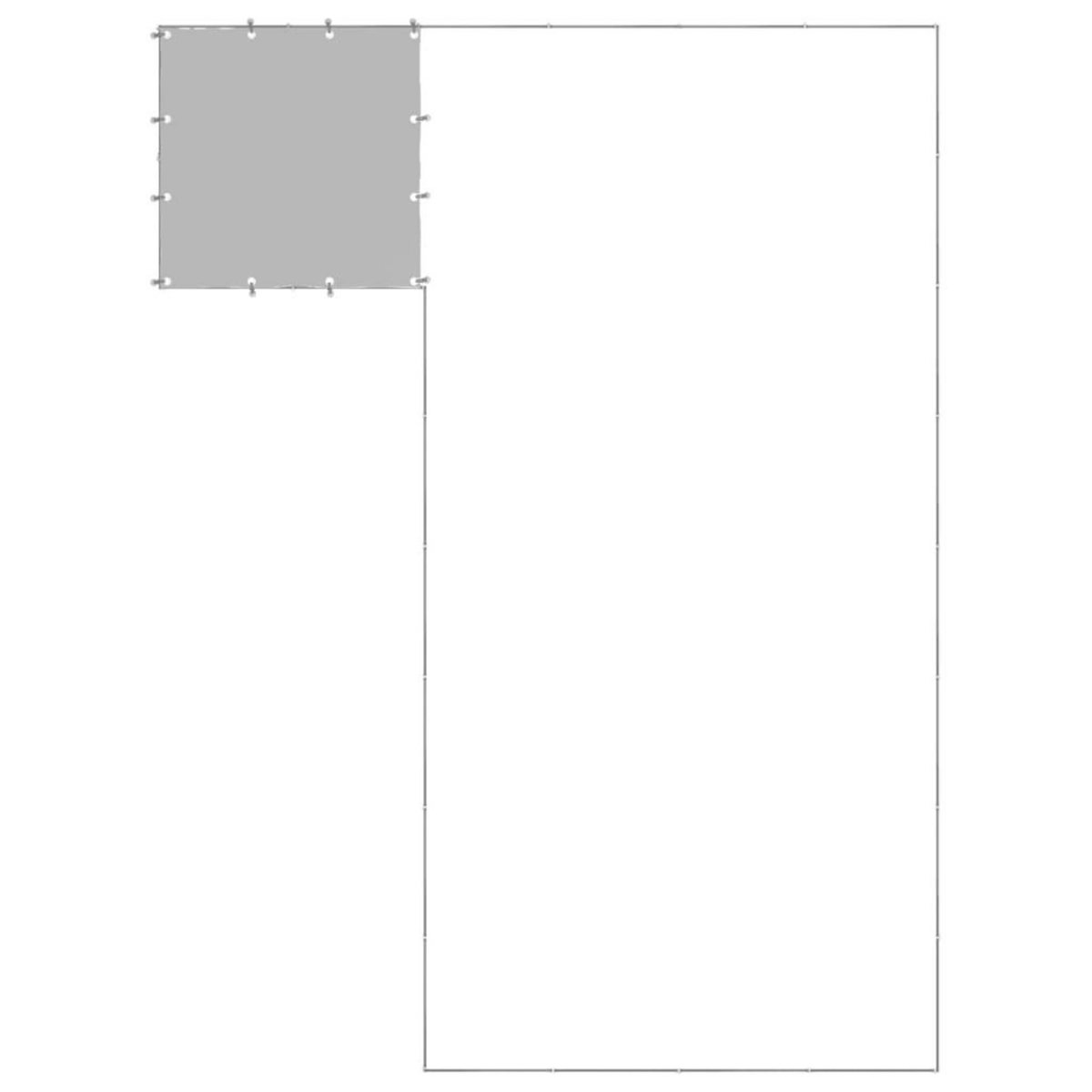 VIDAXL Chenil Argente 10,89 m^2 Acier