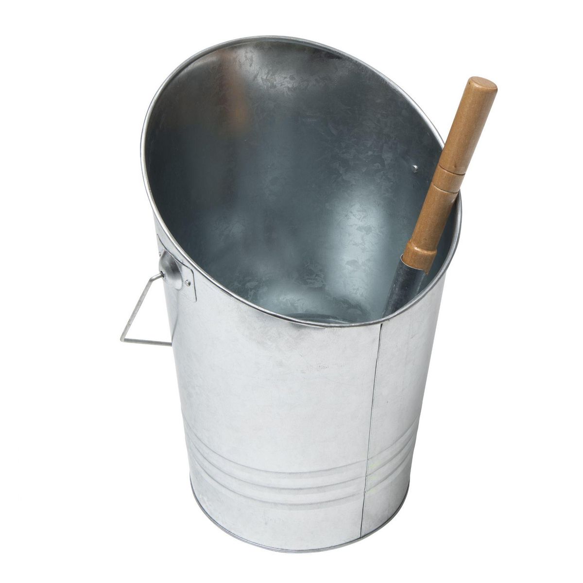 WERKAPRO Seau 7 L et pelle à cendres en acier galvanisé WERKA PRO