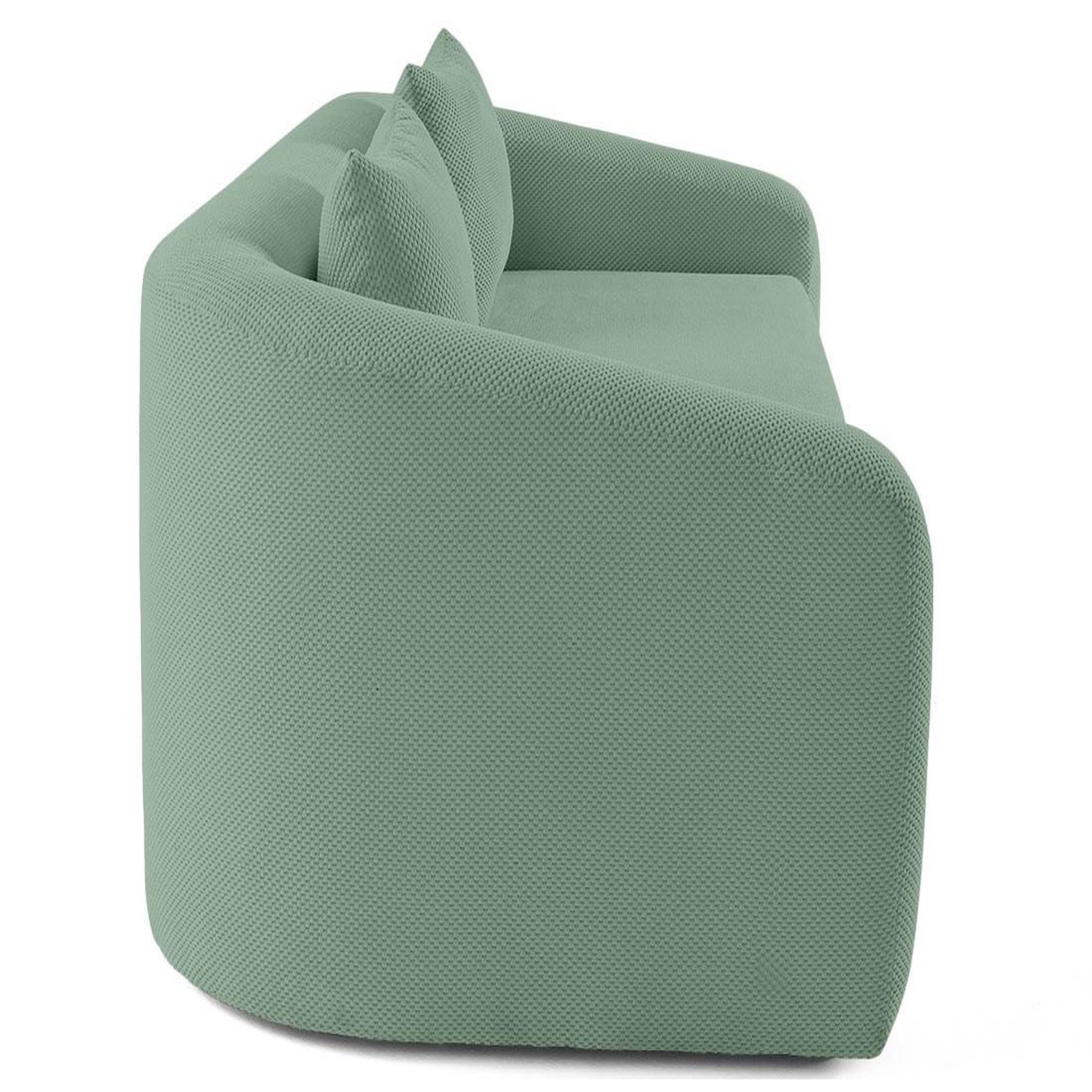 Voir la diapositive 6 : BEST MOBILIER Nuvia - canapé convertible déplimousse 3 places en velours texturé