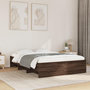 Voir la diapositive 1 : VIDAXL Cadre de lit sans matelas chene marron 120x200 cm