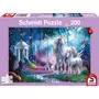 Schmidt Puzzle 200 pièces : Jument licorne avec poulain