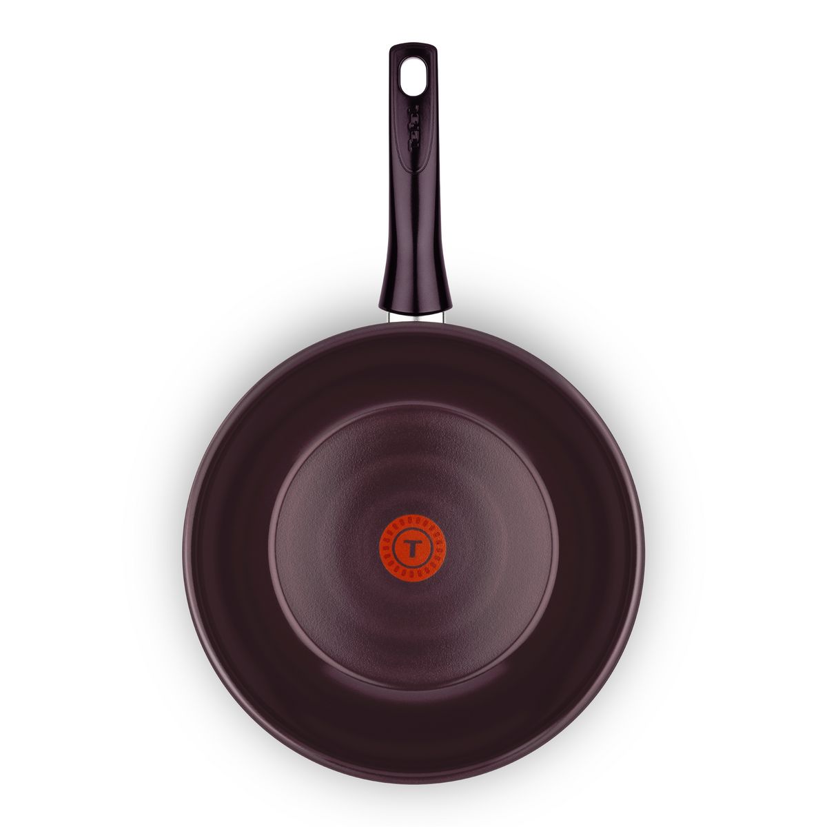 TEFAL Poêle wok  DARK RUBY LIE DE VIN 28 cm
