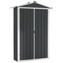 Voir la diapositive 2 : VIDAXL Abri de jardin Anthracite 116x45x175 cm Acier galvanise