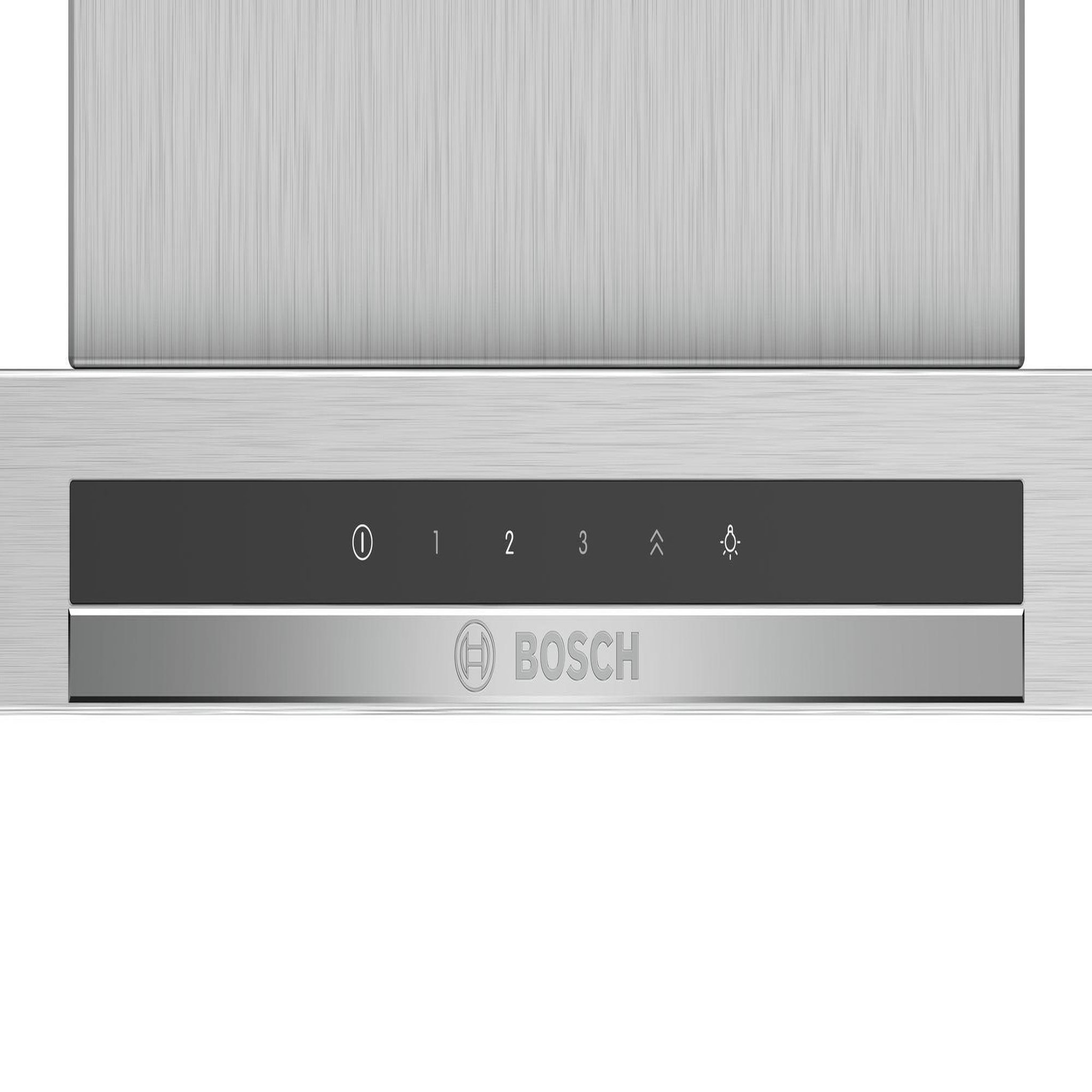 Voir la diapositive 3 : BOSCH Hotte décorative murale 60cm 60db 580m3/h inox - dwb66im50