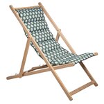 Jardin Privé Chilienne matelassée couleur vert et motifs fleur PRAIRIE