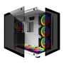 Voir la diapositive 2 : MRED MRED - Boîtier PC Gamer ATX - Blanc RGB Crystal Sea