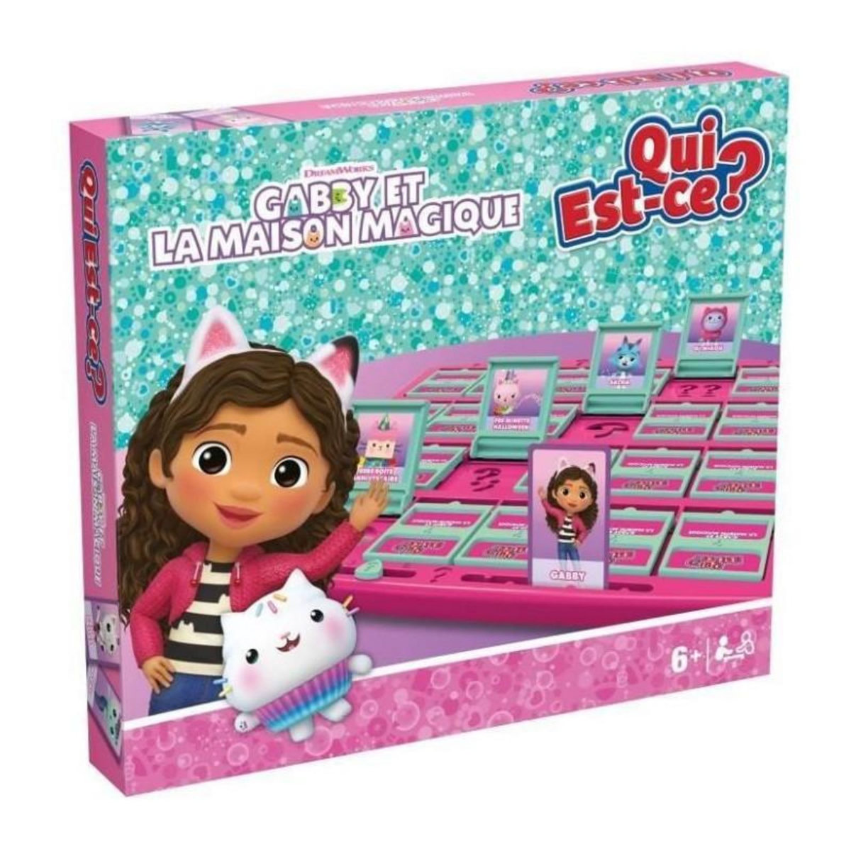 Winning Moves Jeu de société - WINNING MOVES - Qui Est-Ce? Gabby et la Maison Magique - Version Gabby's Dollhouse