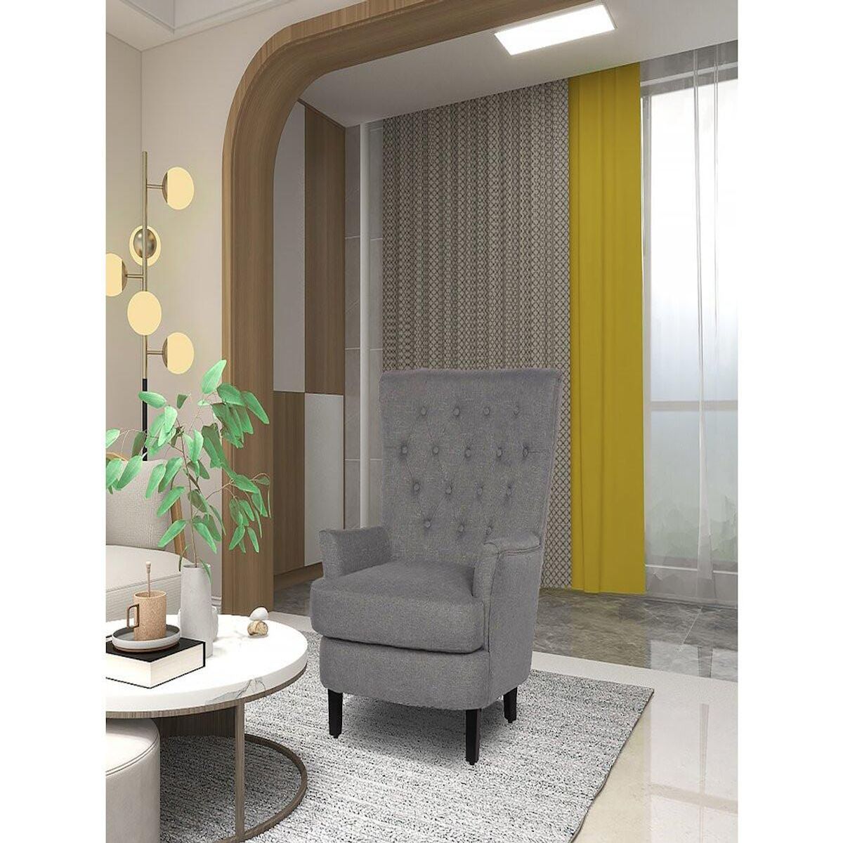 Habitat et Jardin Fauteuil  Arhus  - 1 place - Gris