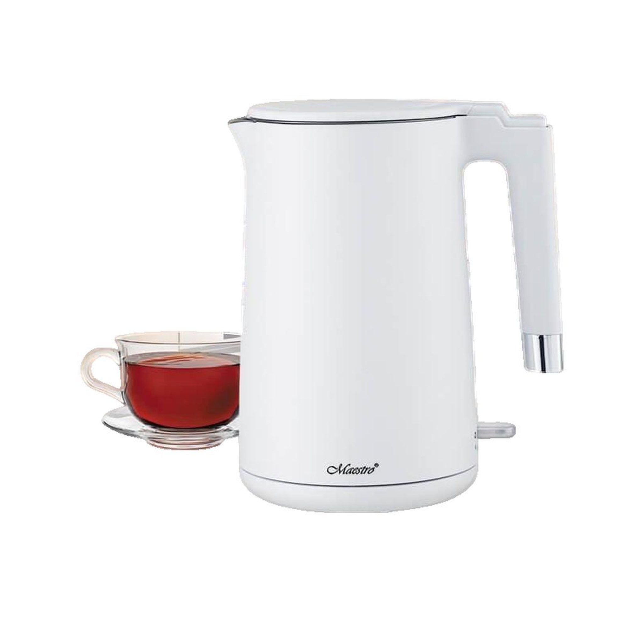 Voir la diapositive 2 : HELLO MAESTRO Bouilloire Électrique Maestro MR-026 1.7 litres blanc