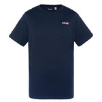 Schott T shirt brodé marine homme Schott NYC. Coloris disponibles : Bleu