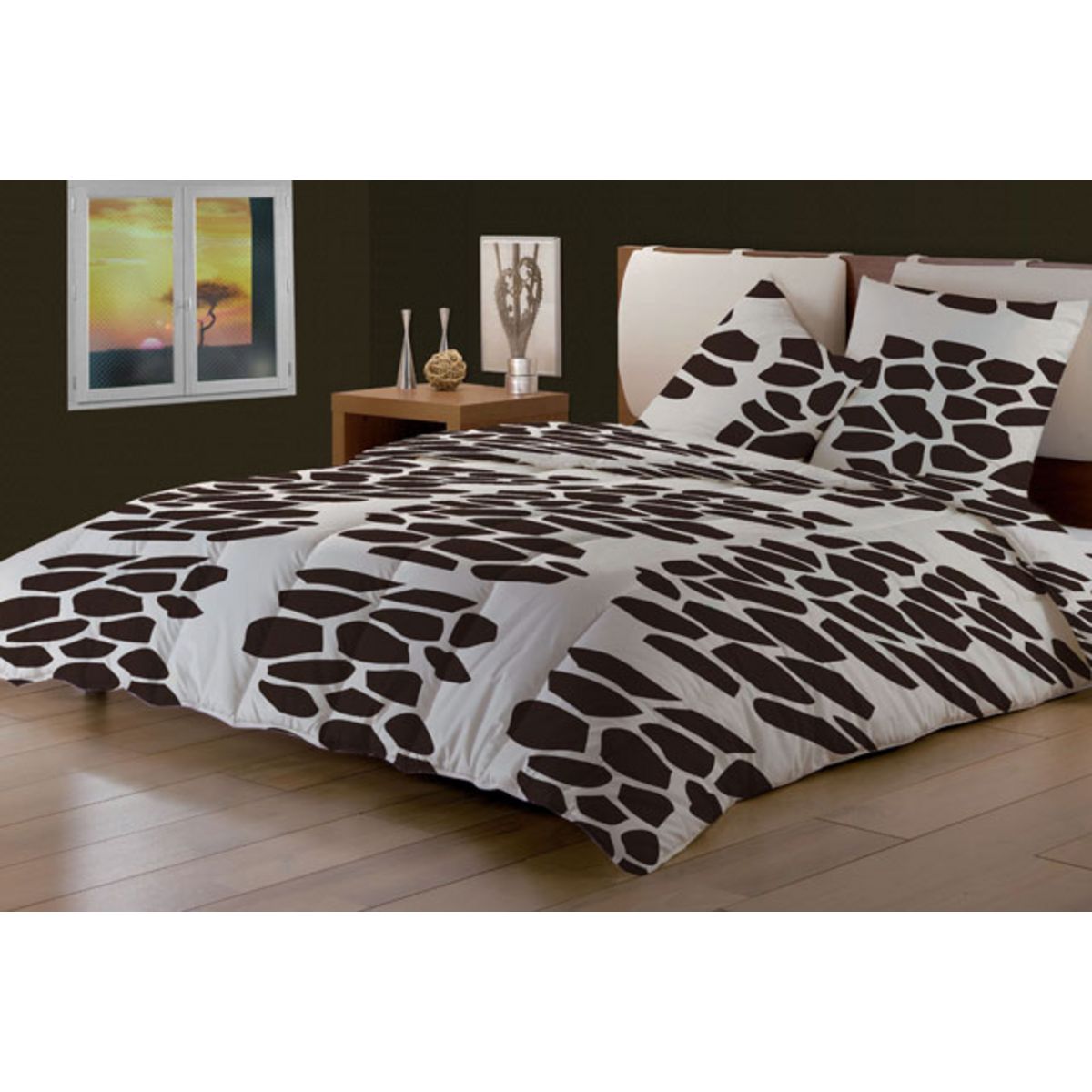 DODO Couette DODO imprimée réversible peaux de bêtes