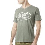 VON DUTCH T shirt /Beige Homme Von Dutch TYRON. Coloris disponibles : Vert