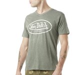 VON DUTCH T shirt /Beige Homme Von Dutch TYRON. Coloris disponibles : Vert