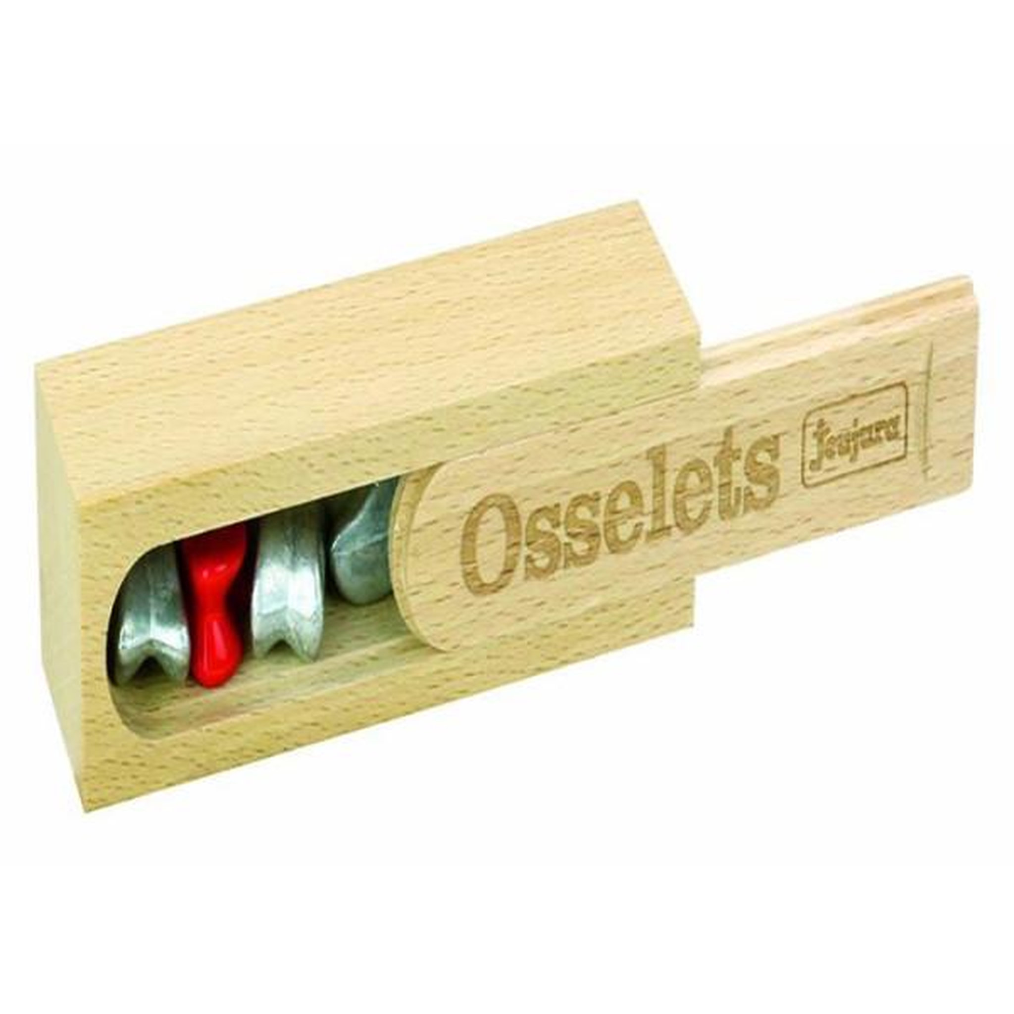 Voir la diapositive 2 : JeuJura Jeu de société traditionnel - jeujura - osselet - mixte - intérieur - marron