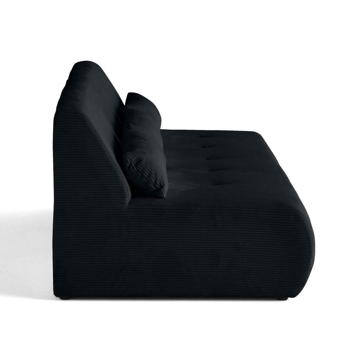 LISA DESIGN Onyx - canapé droit 3 places - en velours côtelé