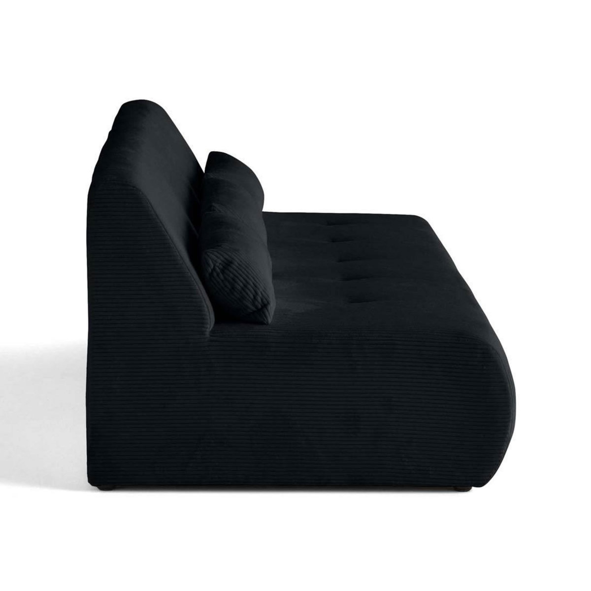 LISA DESIGN Onyx - canapé droit 3 places - en velours côtelé