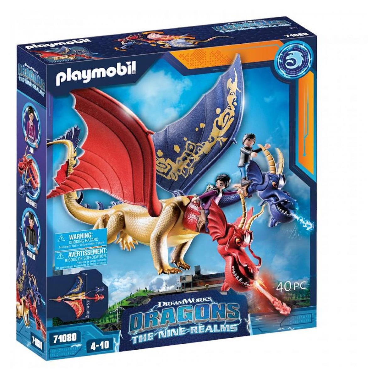 PLAYMOBIL 71080 Dragons Nine Realms: WuWei  and  Jun