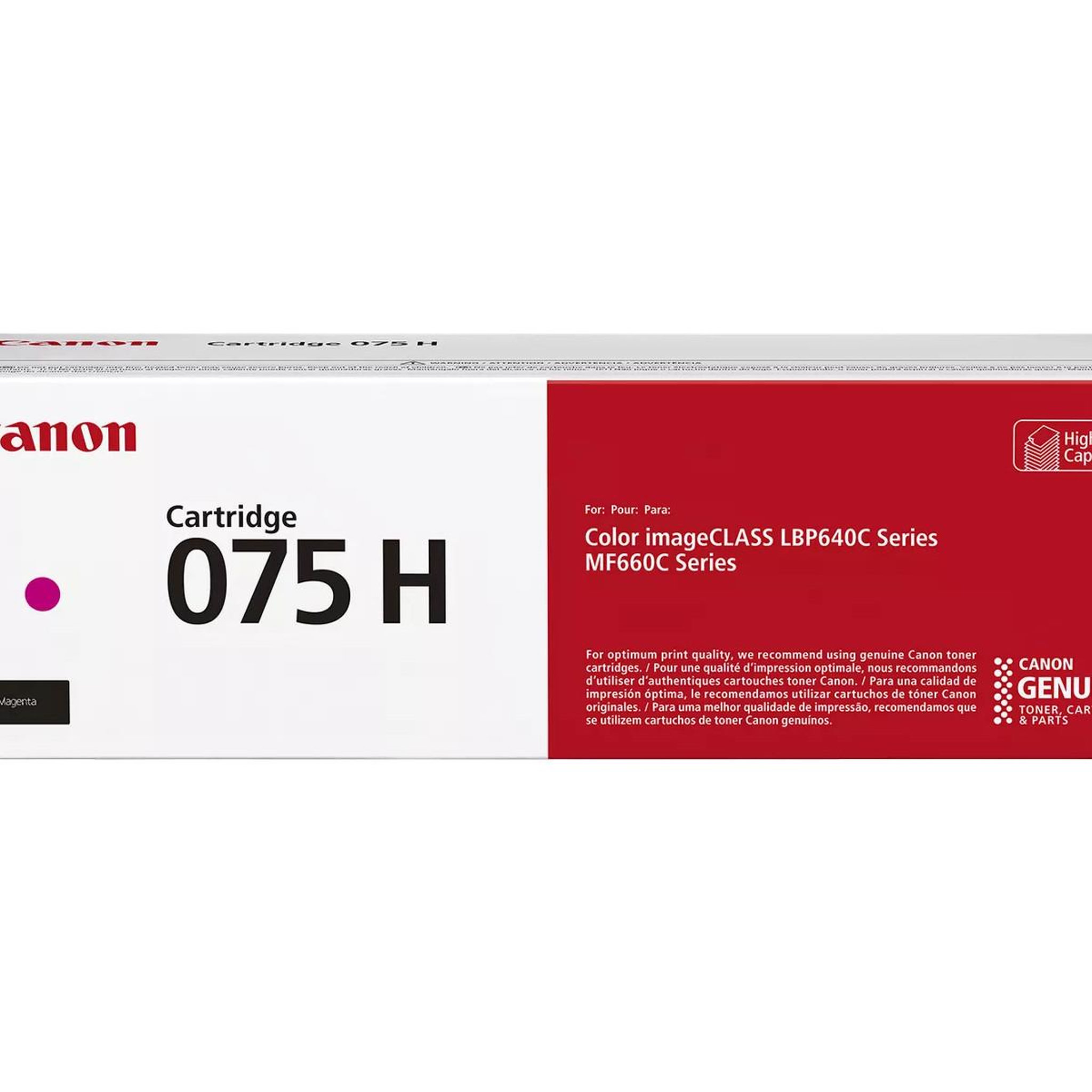 Canon Canon 075 H Cartouche de toner 1 pièce(s) Original Magenta