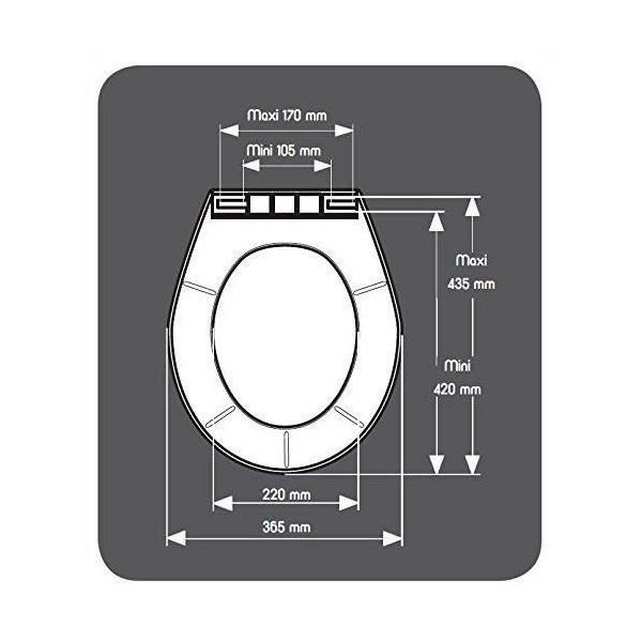 Voir la diapositive 3 : GELCO ABATTANT FIRST BLANC - POLYPROPYLENE
