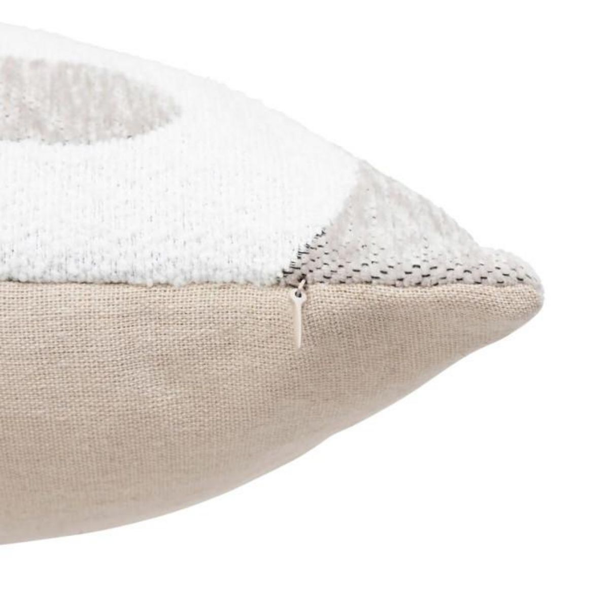 ATMOSPHERA Housse de Coussin Chenille  Jeni  30x50cm Beige Lin