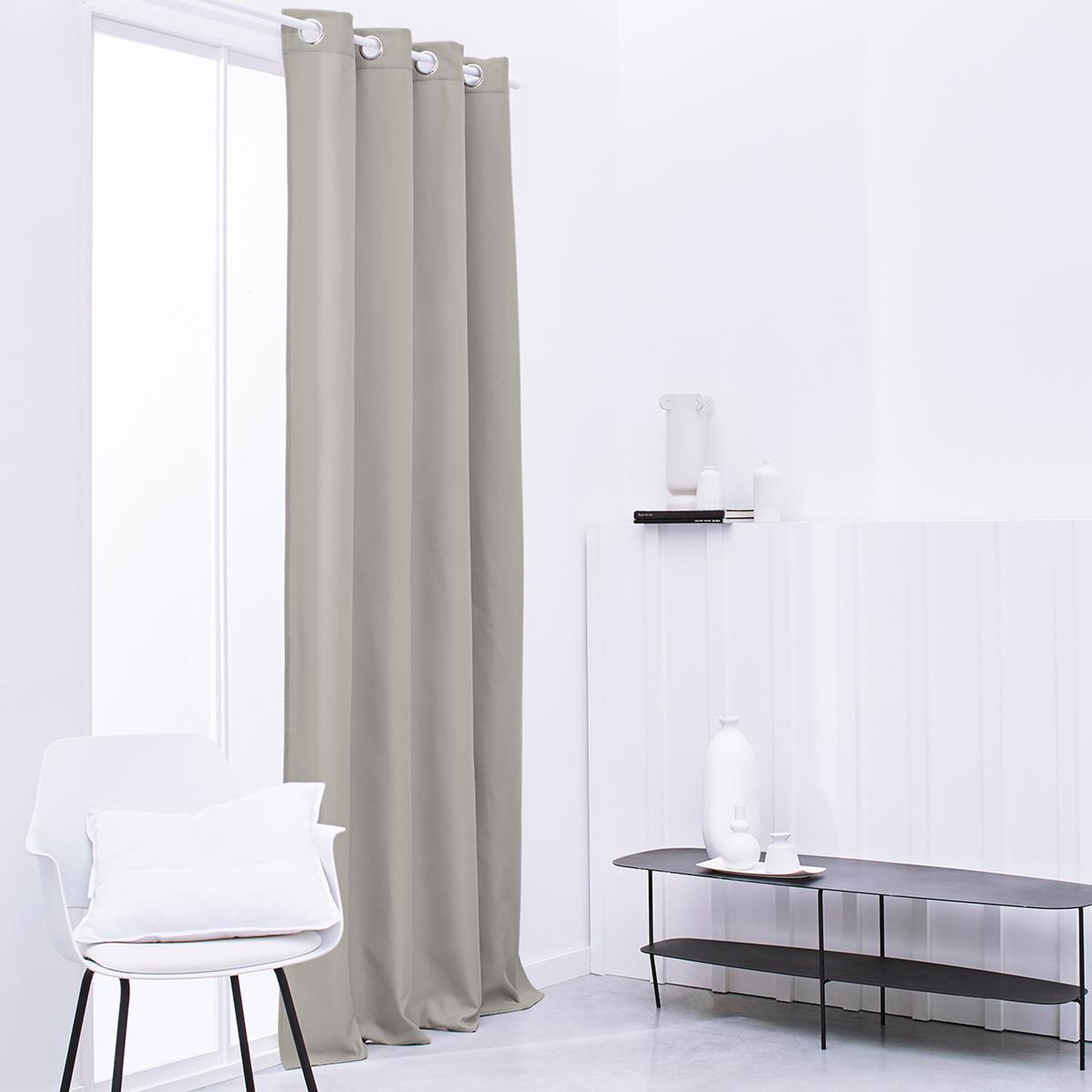 Voir la diapositive 1 : TODAY Rideau isolant en polyester 