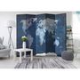 Voir la diapositive 2 : Paris Prix Paravent 5 Volets  Dark Blue World  172x225cm