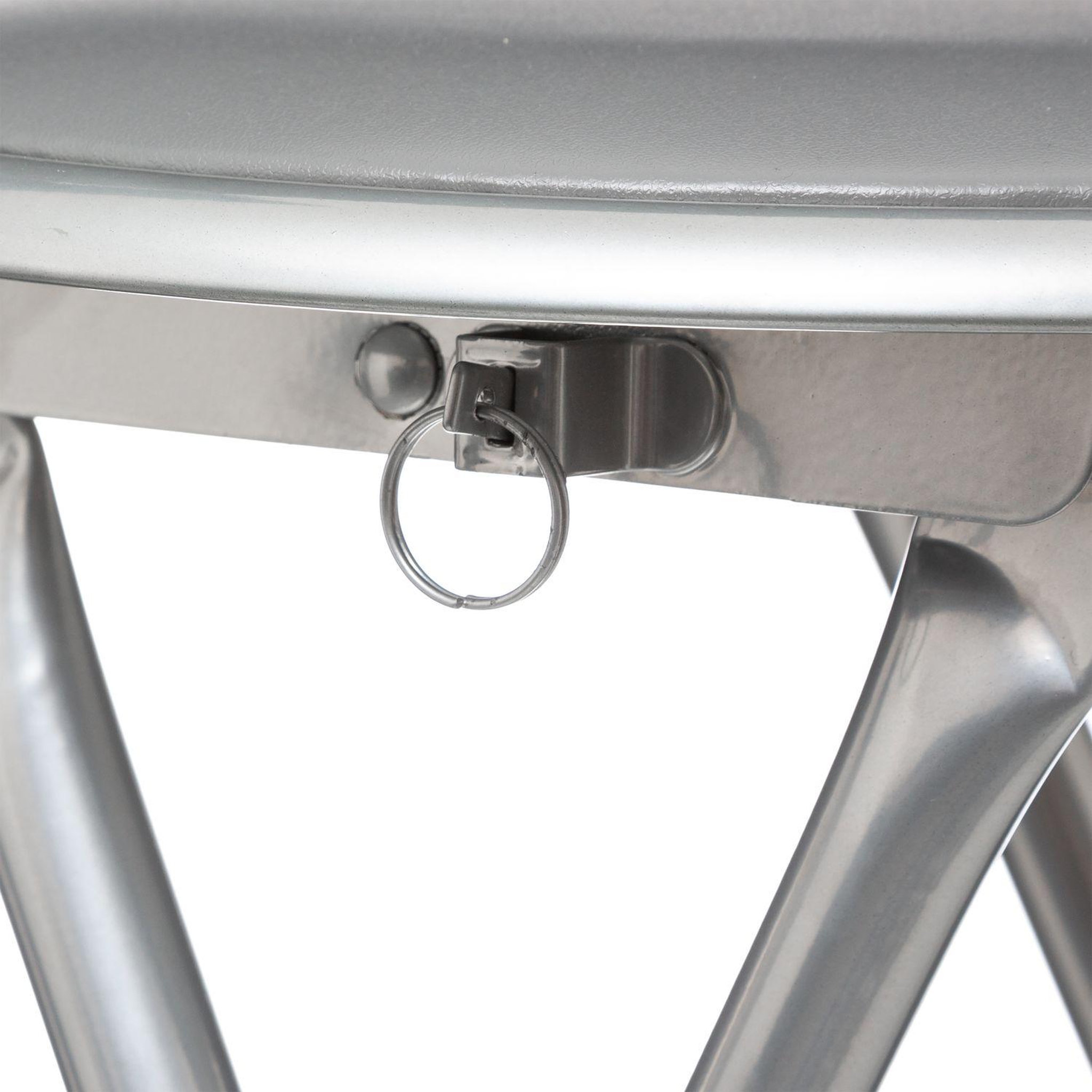 Voir la diapositive 2 : FIVE Lot de 2 Tabourets pliants en PVC