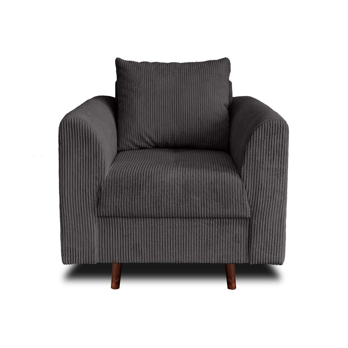 LISA DESIGN Rune - fauteuil - en velours côtelé