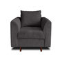 Voir la diapositive 1 : LISA DESIGN Rune - fauteuil - en velours côtelé