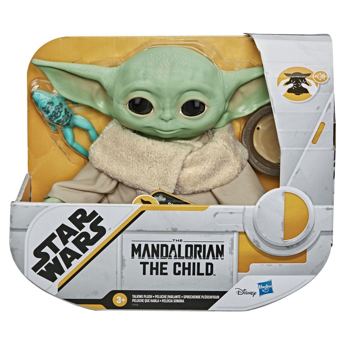 HASBRO Figurine peluche électronique The Child alias Bébé Yoda 20 cm