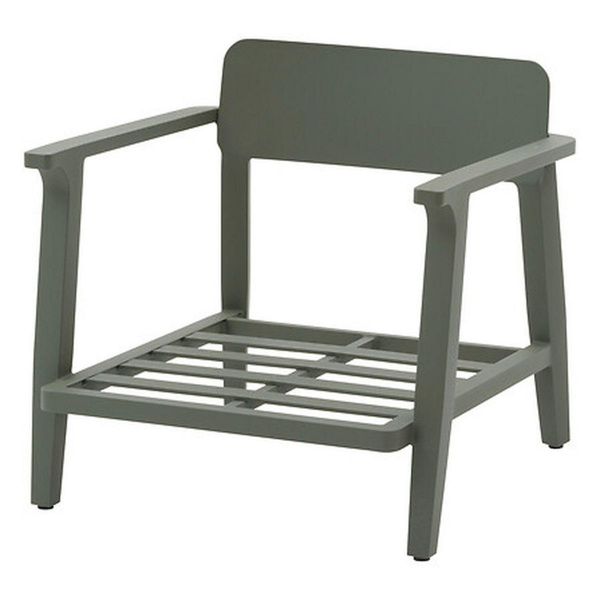 HESPERIDE Fauteuil de salon de jardin en aluminium PULPY - Vert laurier