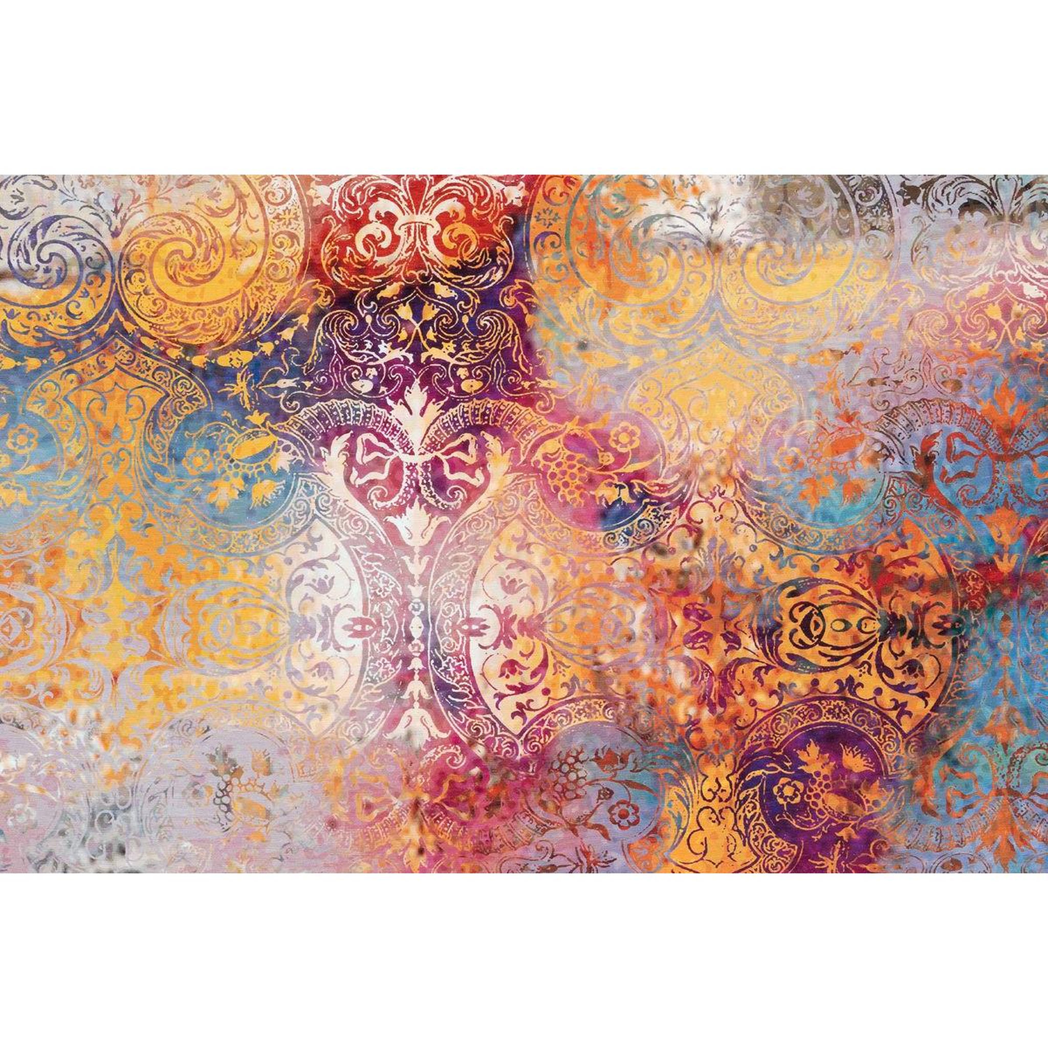 Voir la diapositive 3 : Paris Prix Tapis Vintage à Poils Courts  Galaxy I  Multicolore