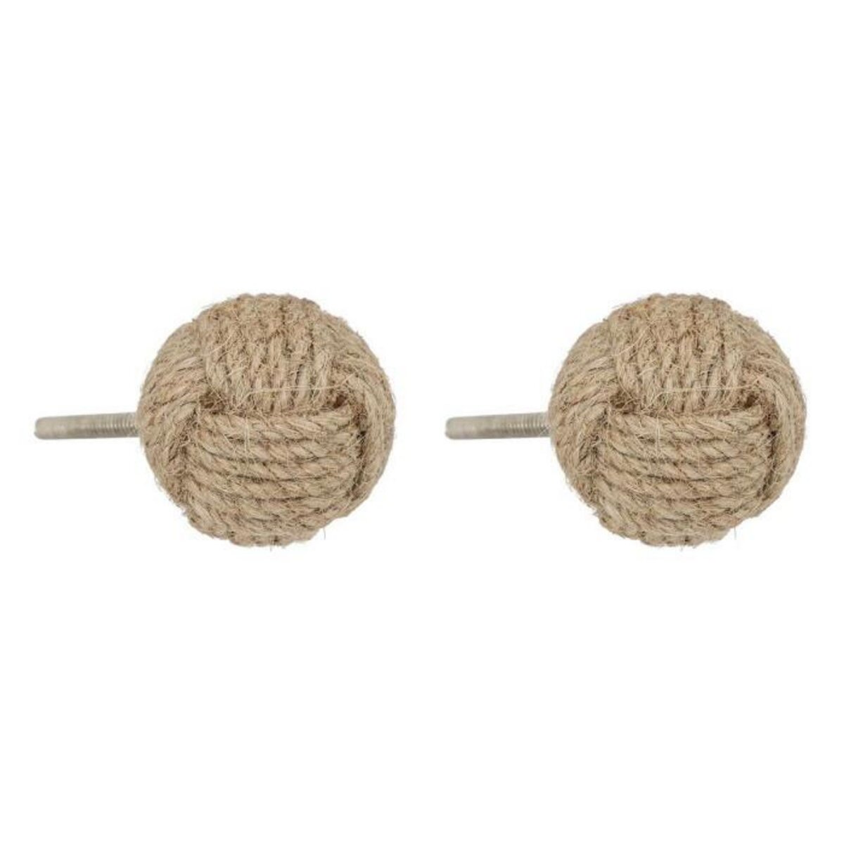 ATMOSPHERA Lot de Boutons de Meuble  Dayana  4cm Naturel