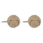 ATMOSPHERA Lot de Boutons de Meuble  Dayana  4cm Naturel