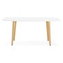 Voir la diapositive 3 : Paris Prix Table de Repas Extensible  Antark  120-270cm Blanc