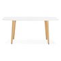 Voir la diapositive 3 : Paris Prix Table de Repas Extensible  Antark  120-270cm Blanc