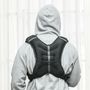 Voir la diapositive 2 : HOMCOM Gilet lesté 8 Kg - veste lestée de sport fitness - poche de rangement intégrée - Oxford noir