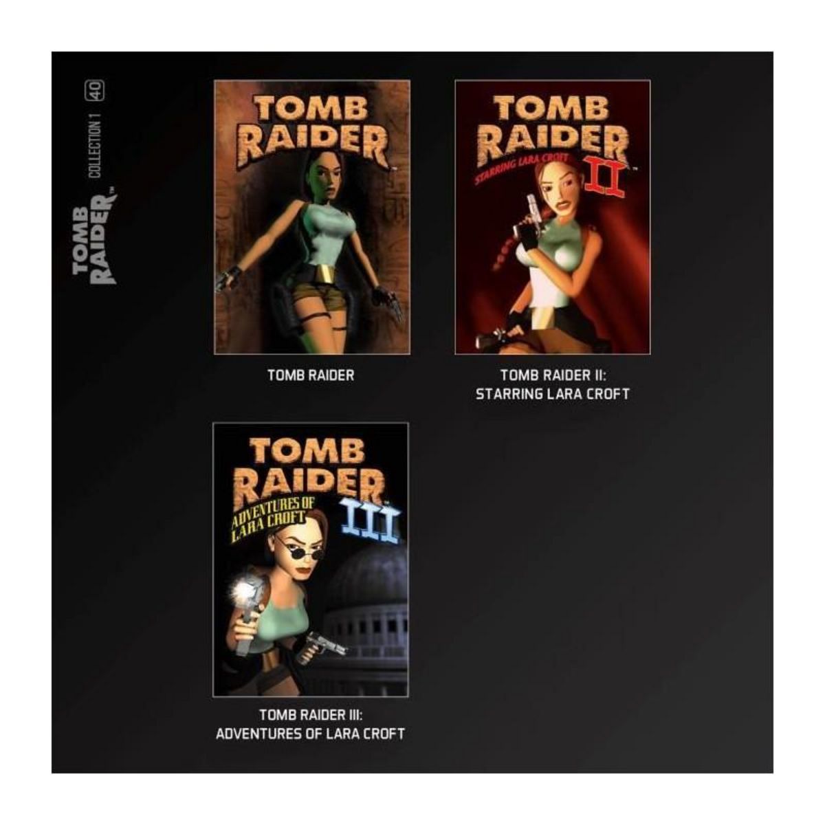 Just for games Tomb Raider Collection 1 - Cartouche Evercade n°40 - Retrogaming