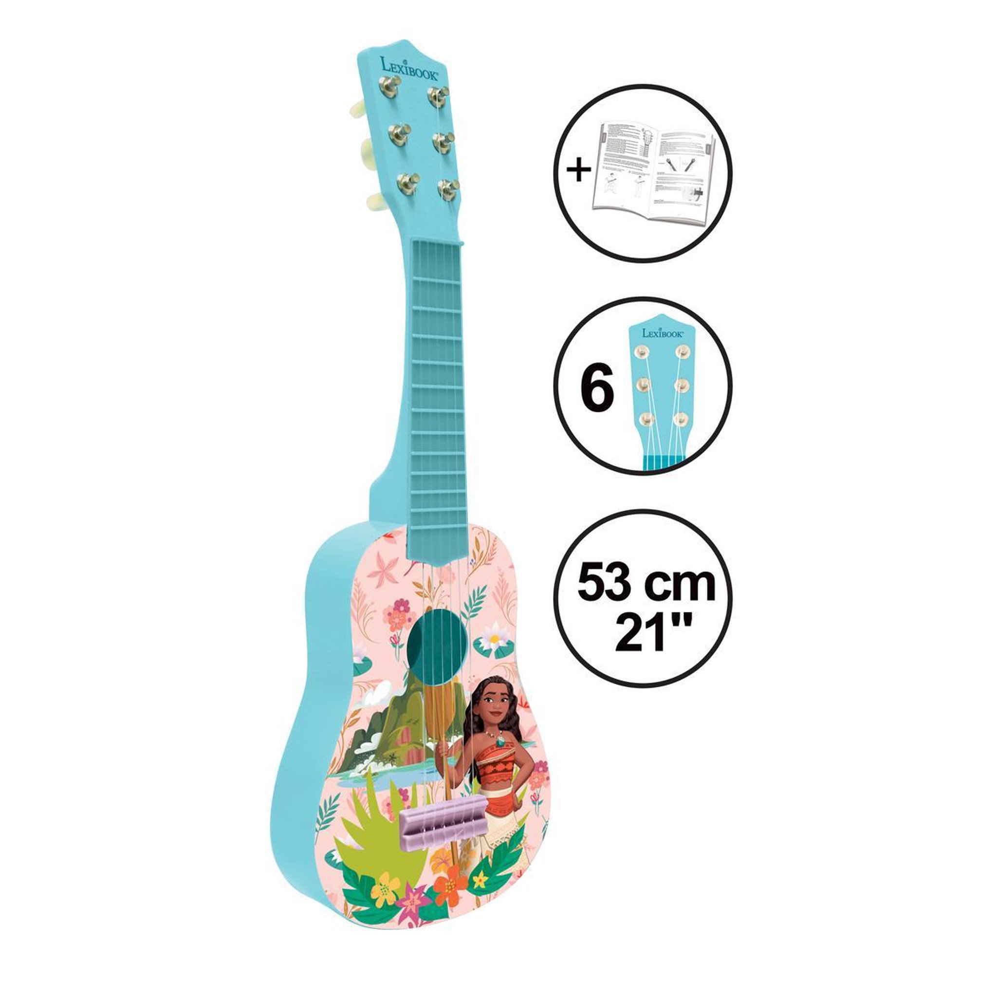 Voir la diapositive 2 : Lexibook Ma Première Guitare Vaiana