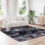 Voir la diapositive 3 : VIDAXL Tapis Shaggy a poils longs NAVARRA gris fonce 240x240 cm